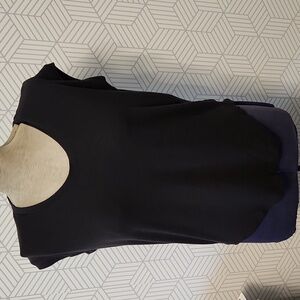 Athleta With Ease Black Short Sleeve Cap Sleeve T-Shirt | Women's Size XXS